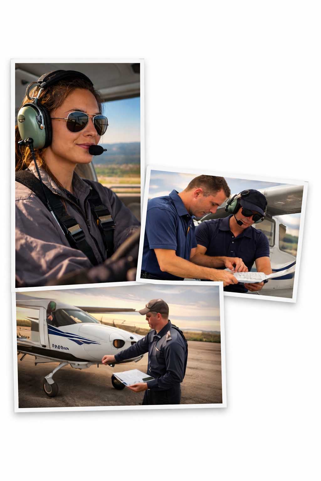 Flight training plate